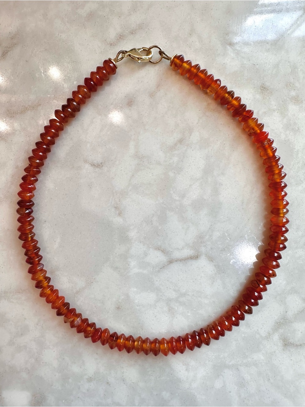 Amber Gemstone Necklace